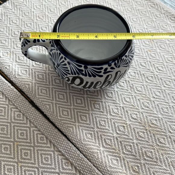 Mexican Cappuccino Mug Talavera Pottery Hand Painted Handmade Collectible Travel - Picture 6 of 7